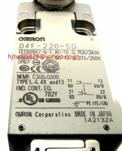 10個セット 新品 未使用 OMRON オムロン D4F-220-5D リミットスイッチ【６か月保証】