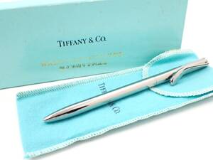 1円～☆TIFFANY＆Co ティファニー エルサ・ペレッティ ボールペン ツイスト式 シルバーカラー 筆記用具 文房具/E2418-2800/3