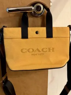 COACH イエロー ショルダーバッグ