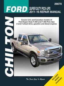 Ford（北米フォード）スーパーデューティー F-250 & 350 2011-2016年 英語版 整備解説書