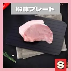 解凍プレート 急速解凍 肉 魚 冷凍 節約 解凍皿 自然解凍 時短 まな板 S