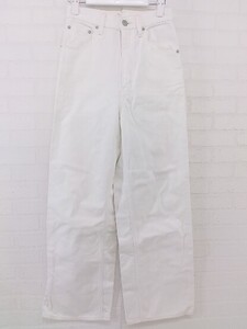 ◇ AZUL BY MOUSSY アズールバイマウジー ジーンズ デニム パンツ サイズ25 オフホワイト レディース P