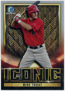 ANGELS外野▲MIKE TROUT/2023 BOWMAN CHROME ICONICリフ!