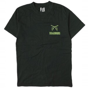 roarguns x FEELLIKE ロアーガンズ フィールライク 別注 日本製 クロスガンプリントTシャツ FLK0013 M ブラック LOVE AND PEACE g19200