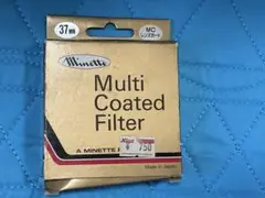 最終処分　未使用品　ミネットMulti Coated Filter 37mm