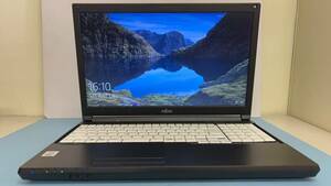 中古ノートパソコン★Windows10★Fujitsu Core i5-10310U/@2.21GHz/8GB/SSD 256GB/15インチ以上★a