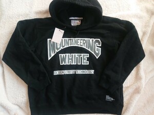 White Mountaineering ロゴ パーカー 黒 サイズ2 WM1971513 ホワイトマウンテニアリング