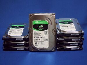 ■Seagate■3.5インチHDD■ 500GBｘ 8台セット【計4TB (4000GB)】■ST500DM009■CrystalDiskInfoの検査：正常■s29