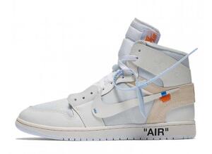 Off-White Nike Air Jordan 1 Retro High "White" 30.5cm AQ0818-100