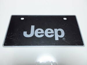 Jeep ジープ ディーラー 新車展示用 非売品 ナンバープレート マスコットプレート　ラングラー　グランドチェロキー　レネゲード