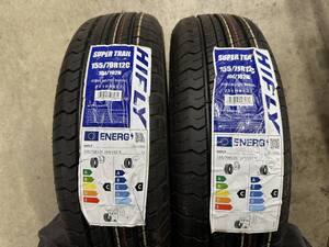 トレーラー用タイヤ　155/70R12C　104/102N　HIFLY SUPER TRAIL　2本　新品輸入品