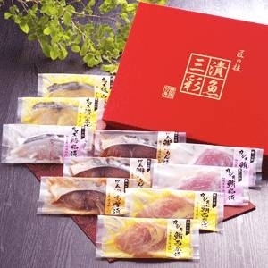 【新品】「漬魚三彩」10切入〔焼津水産ブランド認定〕粕漬、西京味噌漬け、みりん醤油漬、味噌漬〔代引不可〕