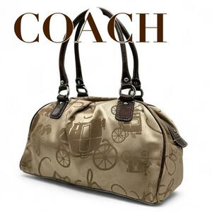 COACH コーチ　ハンドバッグ　s82　ゴールド　F14481　サッチェル