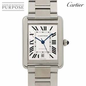 カルティエ Cartier タンクソロ XL W5200028 メンズ 腕時計 デイト シルバー 自動巻き ウォッチ Tank Solo 90241598