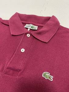 ★70ｓ80ｓ LACOSTE ラコステ FRANCE フランス製 フララコ ポロシャツ