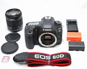 【超美品・豪華セット】Canon キヤノン EOS 80D EF-S 18-55mm IS STM