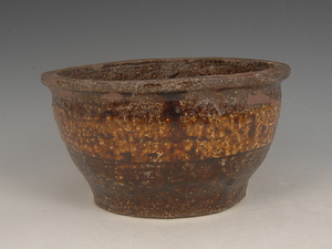 ■昔の夢■d33　中國陶磁　褐釉鉢　茶道具