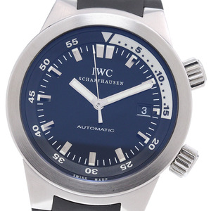 ベルト訳あり IWC IWC SCHAFFHAUSEN IW354807 アクアタイマー オートマティック デイト 自動巻き メンズ _866136