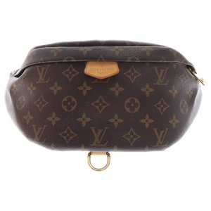 LOUIS VUITTON ルイヴィトン モノグラム バムバッグ レザー ウエストポーチ ボディバッグ ブラウン M43644 SA2159