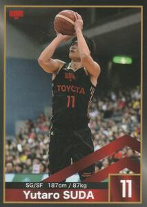 Bリーグ アルバルク東京 会場 ファンクラブ来場特典 トレーディングカード 2019-20 060 須田 侑太郎