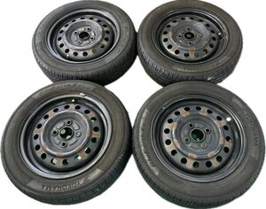 ★MH34S スズキ ワゴンR　純正 14インチ スチール ホイール　4本　14×4.5J +45 PCD100 4穴 ハブ径54　155/65R14　タイヤおまけ程度★