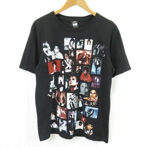 マイケルジャクソン フォト Tシャツ/MICHAEL JACKSON USA 古着　1003