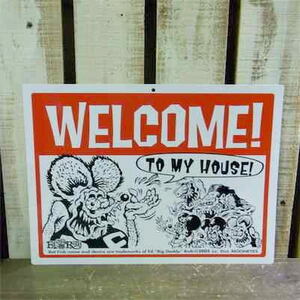 【送料無料】Rat Fink ラットフィンク メッセージボード Welcome (RAF229:ウェルカム)