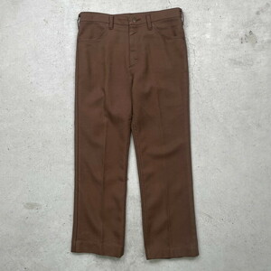 70年代 Wrangler ラングラー ランチャードレスパンツ スラックスパンツ W34