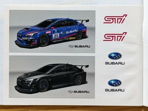 東京オートサロン スバル SUBARU WRX STi ステッカー シール