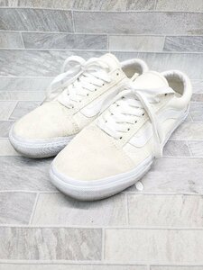 ◇ ⊇ VANS ヴァンズ OLD SKOOL オールドスクール スニーカー シューズ サイズ22.5cm アイボリー系 レディース P