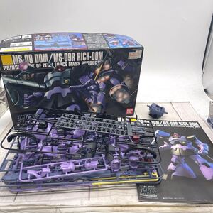 ★AG1150★ 1円スタート 組立途中 MS-09 ドム/MS-09R リック ドム （1/144スケール HGUC 059 機動戦士ガンダム0141037）ガンプラ