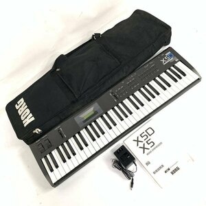 KORG コルグ X5D シンセサイザー 61鍵　ACアダプタ/取扱説明書/ソフトケース付き★簡易検査品