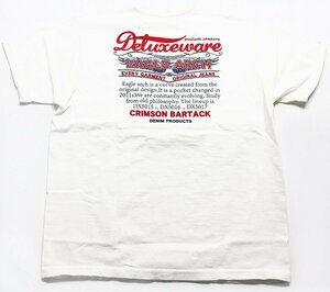 Deluxeware (デラックスウエア) BRGX-22D...EAGLE ARCH / イーグルアーチ クルーネックTシャツ 未使用品 WHITE size M / ホワイト