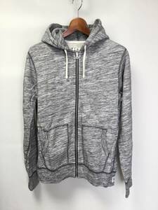 新品 REIGNING CHAMP レイニングチャンプ スウェットパーカー S カナダ製 グレー conmar