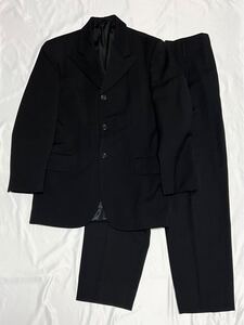 Y’s for men セットアップ ウール スーツ ブラック Yohji Yamamoto ワイズ ヨウジヤマモト