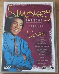 Smokey Robinson スモーキー・ロビンソン Greatest Hits Live 1992 DVD 中古 SOUL R&B MOTOWN ライヴ映像