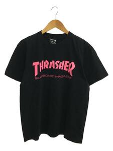 THRASHER◆Tシャツ/L/コットン/BLK