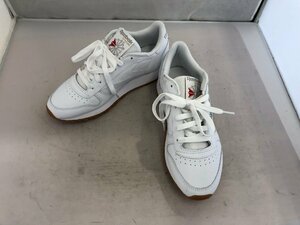 【Reebok　CLASSIC】リーボッククラシック　レザー　レディススニーカー　ホワイト　24cm　SY02-GDX