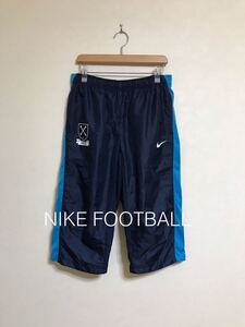 【良品】 NIKE FOOTBALL NFTB ナイキ フットボール ウインド ハーフパンツ ボトムス サイズL 175/80A W85 ネイビー サッカー