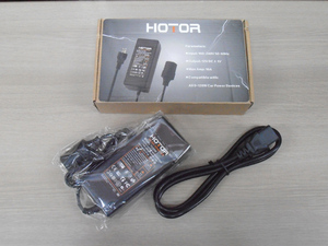 HOTOR AC-DCコンバータ YU1208 100-240V/1.6A 50/60Hz 出力12V-8A 最大アンペア10A シガーソケット 変換アダプタ 車載/家庭用 苫小牧西店