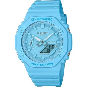 送料無料★特価 新品★カシオ正規保証付き★G-SHOCK GA-2100-2A2JF ブルー 薄型 針 デジタル 20気圧防水 耐衝撃 メンズ レディース 腕時計