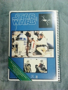 STAR WARS　スターウォーズ　学習ノート　東京クイン製造　日本製　新岐阜百貨店販売商品　1977年製と思われます。