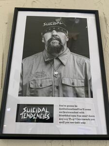 Suicidal Tendencies スーサイダル dogtown A4 額付き ポスター ⅱ