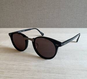 【美品/完売】定価3.2万 OLIVER PEOPLES オリバーピープルズ Adamson BLK / ブラック サングラス 金子眼鏡 eyevan アイヴァン 眼鏡 メガネ