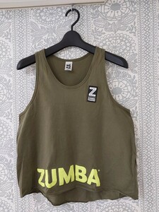 正規品・完売●ZUMBA●FOREVERタンクトップ　アーミーグリーン　S　新品同様