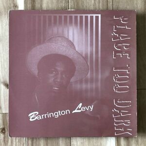 【US盤/LP/白盤】Barrington Levy / Place Too Dark ■ Jah Life / LMLP3004 / Scientist / Gladston Anderson / ルーツレゲエ