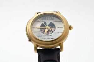 木箱入り ビートルズ アビーロード記念ウォッチ ラウンド クォーツ メンズ 腕時計 SEIKO