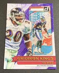 2022 Panini Gridiron Kings Ed Reed No.AT-7 Ravens NFL エド・リード　レイブンズ　パニーニ