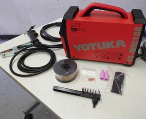 半自動溶接機 YOTUKA インバーター100V YS-MIG100 QT385