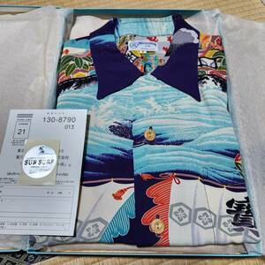 2014　SUN SURF　S　宝船　SS36654　スペシャル　TAKARA BUNE　和柄　サンサーフ　アロハシャツ　Hawaiian shirt　金運　JAPAN　宝くじ